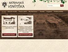 Tablet Screenshot of moravska-vinoteka.cz